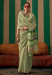 Picture of Comely Silk Dark Olive Green Saree