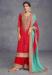 Picture of Enticing Chiffon Crimson Straight Cut Salwar Kameez