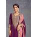 Picture of Admirable Chiffon Purple Straight Cut Salwar Kameez