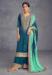 Picture of Chiffon Midnight Blue Straight Cut Salwar Kameez