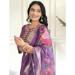 Picture of Splendid Chiffon Purple Straight Cut Salwar Kameez