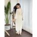 Picture of Delightful Chiffon Beige Straight Cut Salwar Kameez