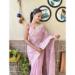 Picture of Nice Silk Pale Violet Red Saree