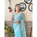 Picture of Enticing Silk Cadet Blue Saree