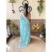 Picture of Enticing Silk Cadet Blue Saree