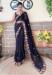 Picture of Magnificent Georgette Black Saree