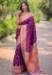 Picture of Alluring Silk Purple Saree