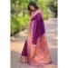 Picture of Alluring Silk Purple Saree