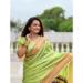 Picture of Statuesque Silk Dark Khaki Saree