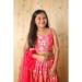 Picture of Wonderful Chiffon Light Coral Kids Lehenga Choli