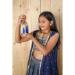 Picture of Magnificent Chiffon Dark Slate Blue Kids Lehenga Choli