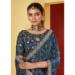 Picture of Enticing Chiffon Dark Slate Blue Saree