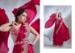 Picture of Appealing Crepe & Satin & Silk Dark Red Lehenga Sarees