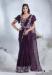 Picture of Grand Crepe & Satin & Silk Purple Lehenga Sarees