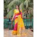 Picture of Resplendent Silk Orange Saree