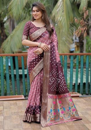 Picture of Well Formed Silk Tan Saree