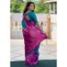 Picture of Bewitching Silk Dark Cyan Saree