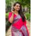 Picture of Shapely Silk Deep Pink Saree