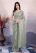 Picture of Comely Net Medium Sea Green Saree