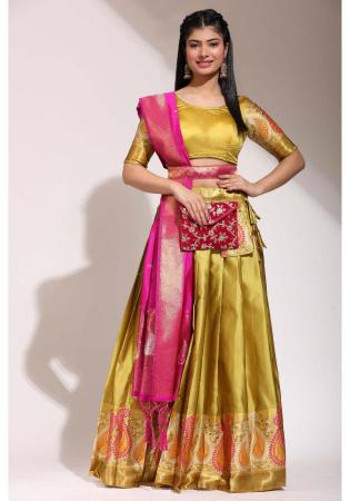 Picture of Stunning Silk Peru Lehenga Choli