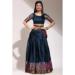 Picture of Ravishing Silk Dark Slate Grey Lehenga Choli