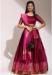 Picture of Grand Silk Maroon Lehenga Choli