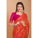 Picture of Enticing Chiffon Chocolate Saree