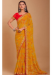 Picture of Taking Chiffon Dark Orange Saree