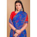 Picture of Alluring Chiffon Medium Blue Saree