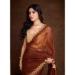 Picture of Delightful Silk Saddle Brown Saree