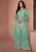 Picture of Georgette Cadet Blue Straight Cut Salwar Kameez