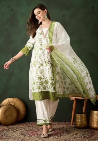 Picture of Grand Silk White Kurtis & Tunic