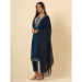 Picture of Sightly Silk Midnight Blue Readymade Salwar Kameez