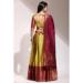 Picture of Alluring Silk Dark Khaki Lehenga Choli