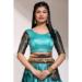 Picture of Magnificent Silk Steel Blue Lehenga Choli