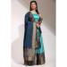 Picture of Magnificent Silk Steel Blue Lehenga Choli