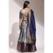 Picture of Fascinating Silk Light Slate Grey Lehenga Choli