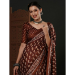 Picture of Well Formed Silk Brown Saree