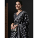 Picture of Excellent Silk Dark Slate Grey Saree