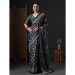 Picture of Excellent Silk Dark Slate Grey Saree