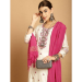 Picture of Rayon & Chiffon Beige Readymade Salwar Kameez