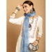 Picture of Rayon & Chiffon Beige Readymade Salwar Kameez