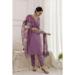 Picture of Nice Chiffon Plum Readymade Salwar Kameez