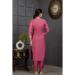 Picture of Excellent Chiffon Pink Readymade Salwar Kameez