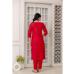 Picture of Nice Chiffon Red Readymade Salwar Kameez