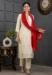 Picture of Bewitching Chiffon Tan Readymade Salwar Kameez