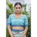 Picture of Comely Linen Light Steel Blue Saree