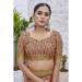 Picture of Splendid Linen Burly Wood Saree