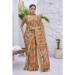 Picture of Splendid Linen Burly Wood Saree