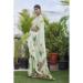 Picture of Grand Linen Dark Sea Green Saree